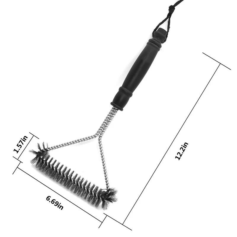 מברשת נירוסטה לניקוי רשתות לגרילים