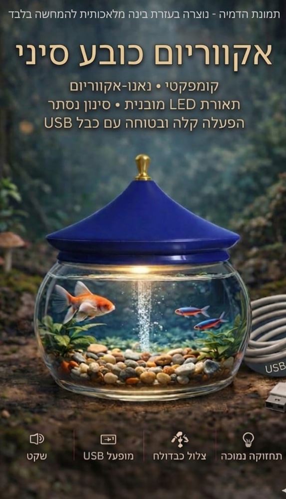 אקווריום כובע סיני