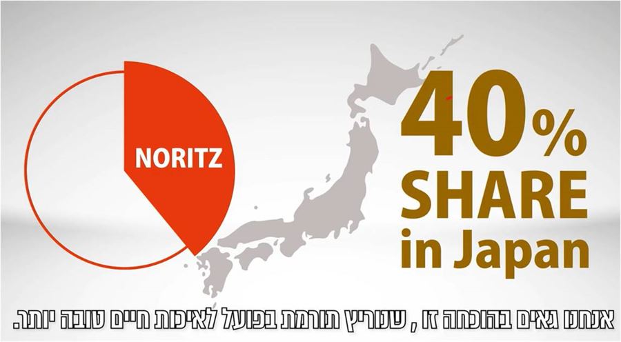 מחמם מים בגז נוריץ תוצרת יפן - דגם 17 ליטר / דקה - להתקנה חיצונית עם שלט רחוק - אחריות לשנתיים