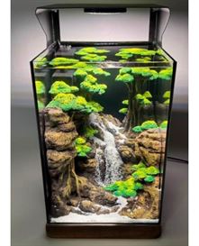 אקווריום מפל חול יוקרתי דור 3 דגם ג'ונגל – Jungle Waterfall אלקטרו גאדג'ט